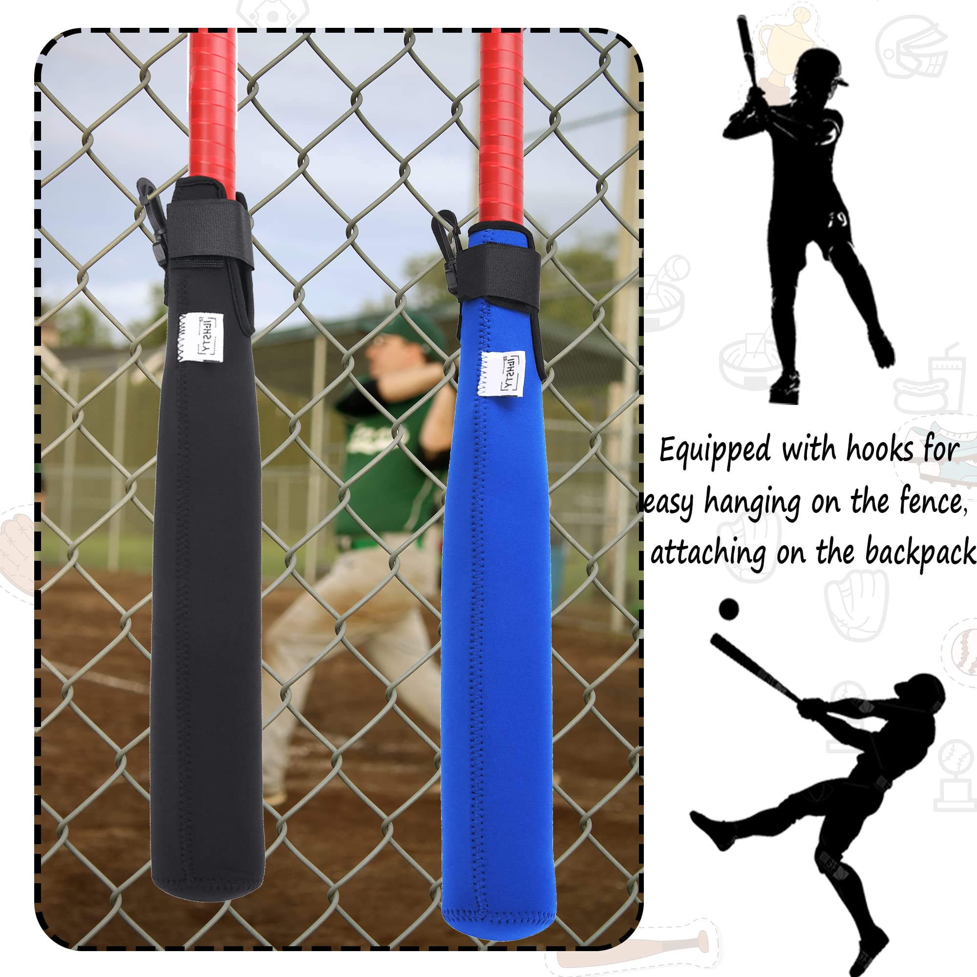 ILHSTY reusable sleeve keeps bats clean and organized after games