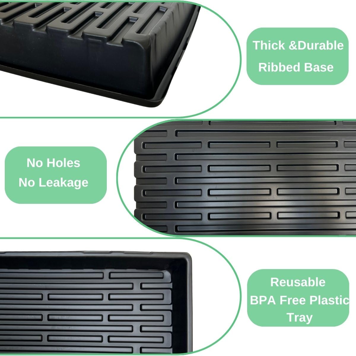 ILITING microgreens 1020 trays keep greens organized during fast-growth harvests