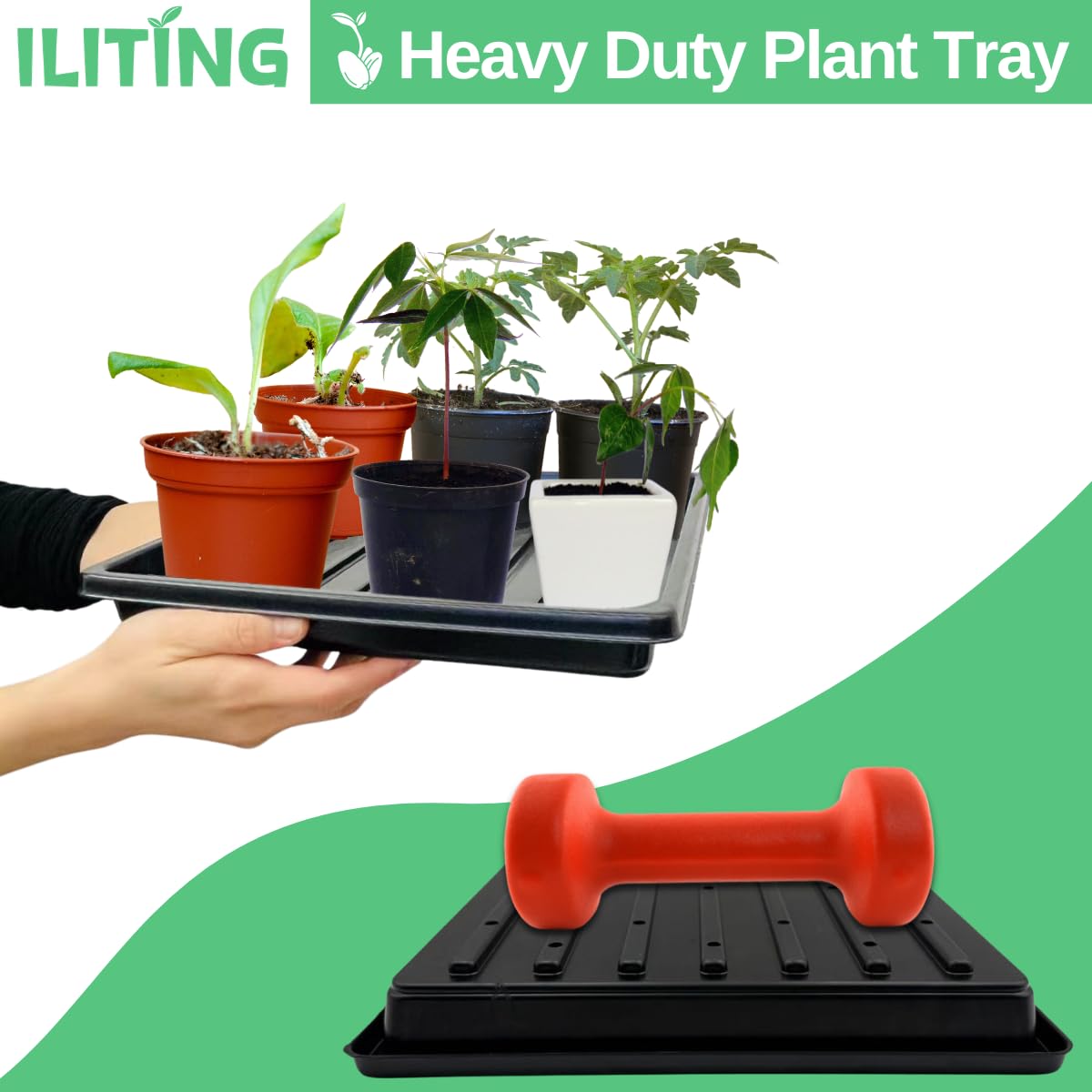 ILITING compact tray demonstrates space-saving design for balcony gardens