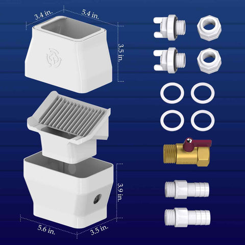iLiveX double-opening bottom design supports flexible spigot placement.