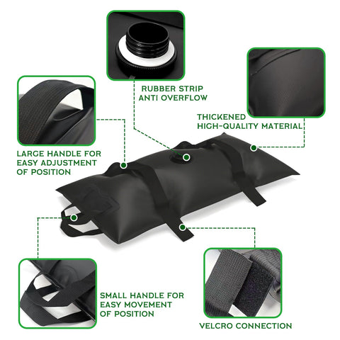 ILLUMINEW heavy-duty PVC weights resist punctures in all weather