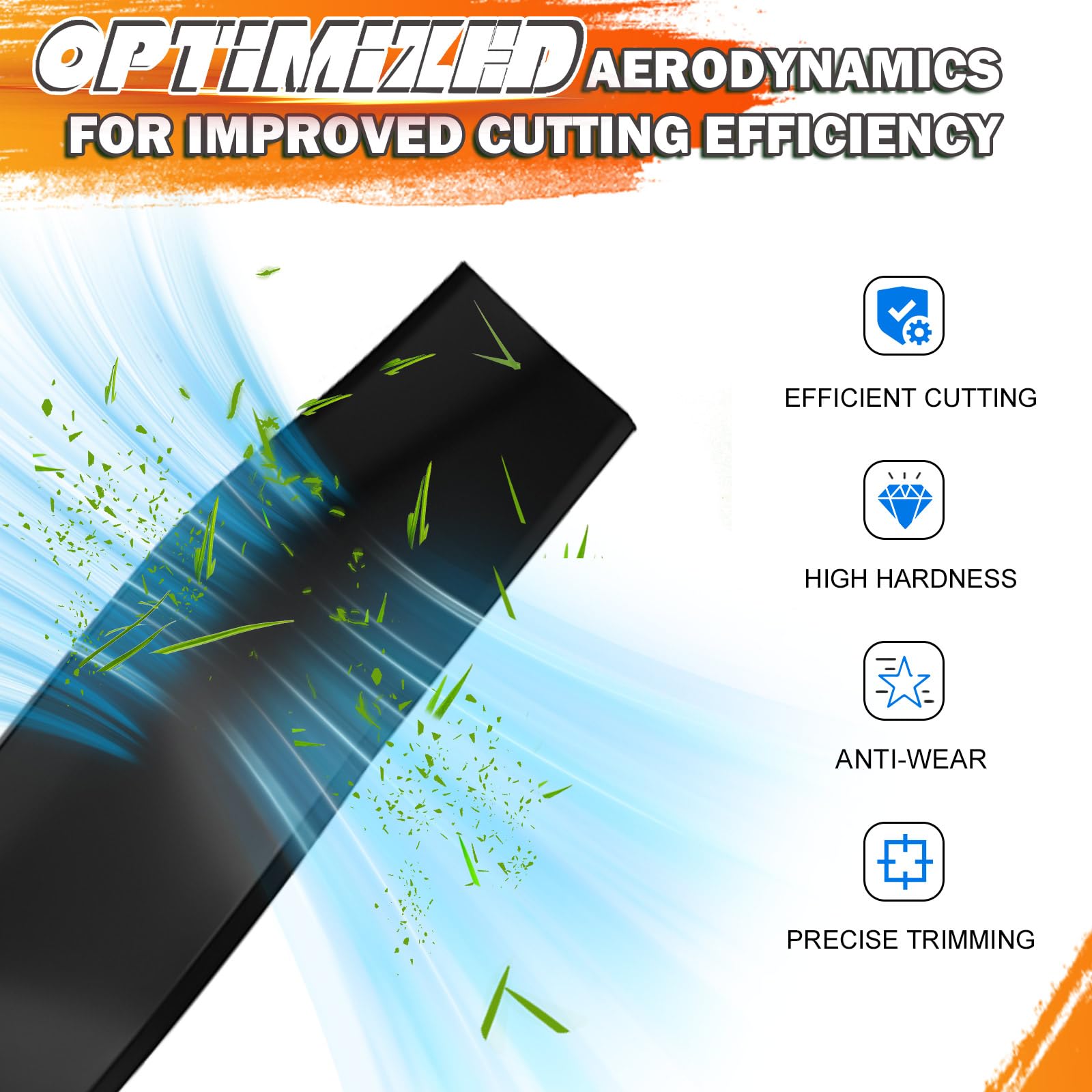 Installation-ready design enables fast blade changes.