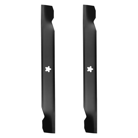 ILONPA 138971 blades pack front view, ready for efficient 42-inch deck mowing.