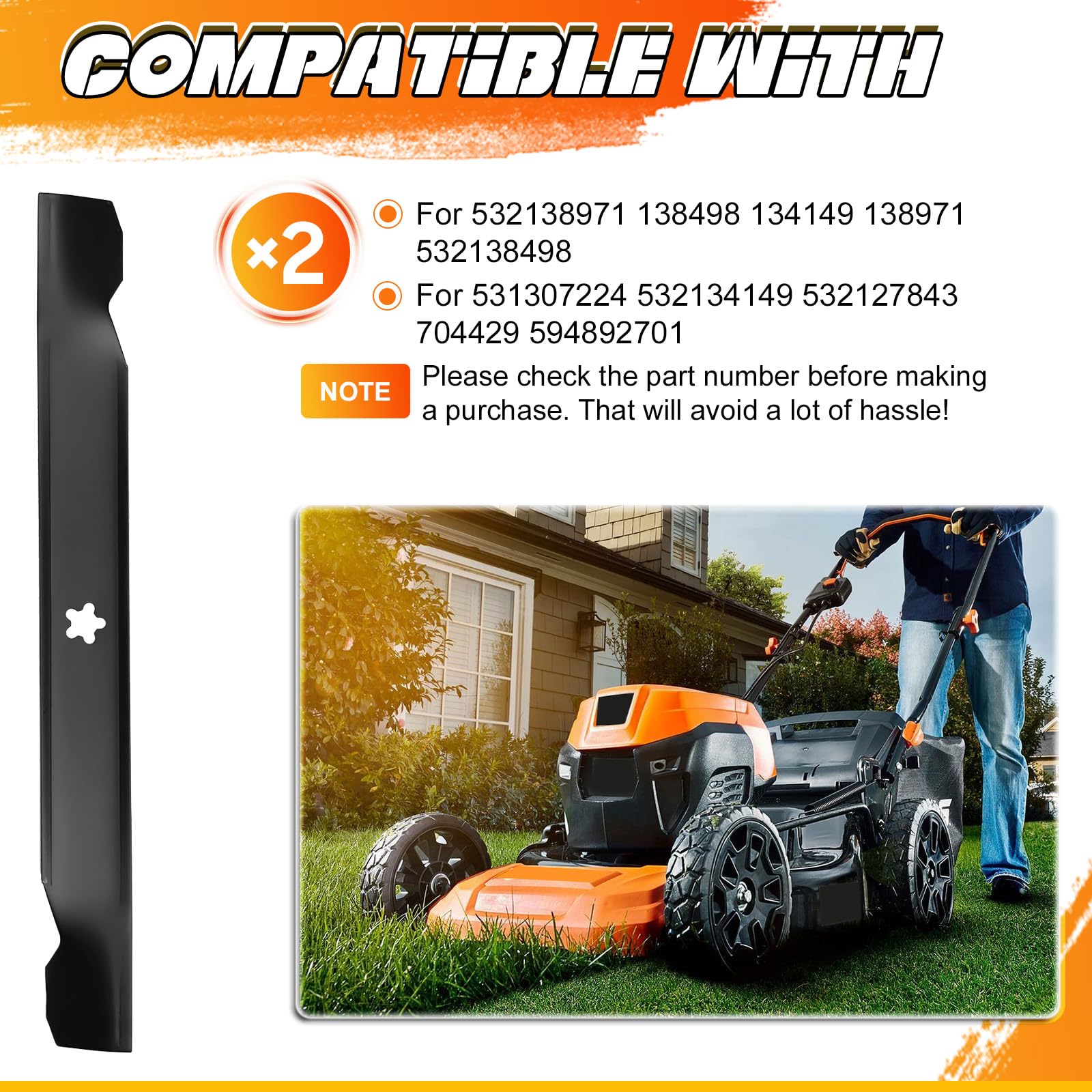 ILONPA 138971 pack label back shows detailed specs and compatibility notes.