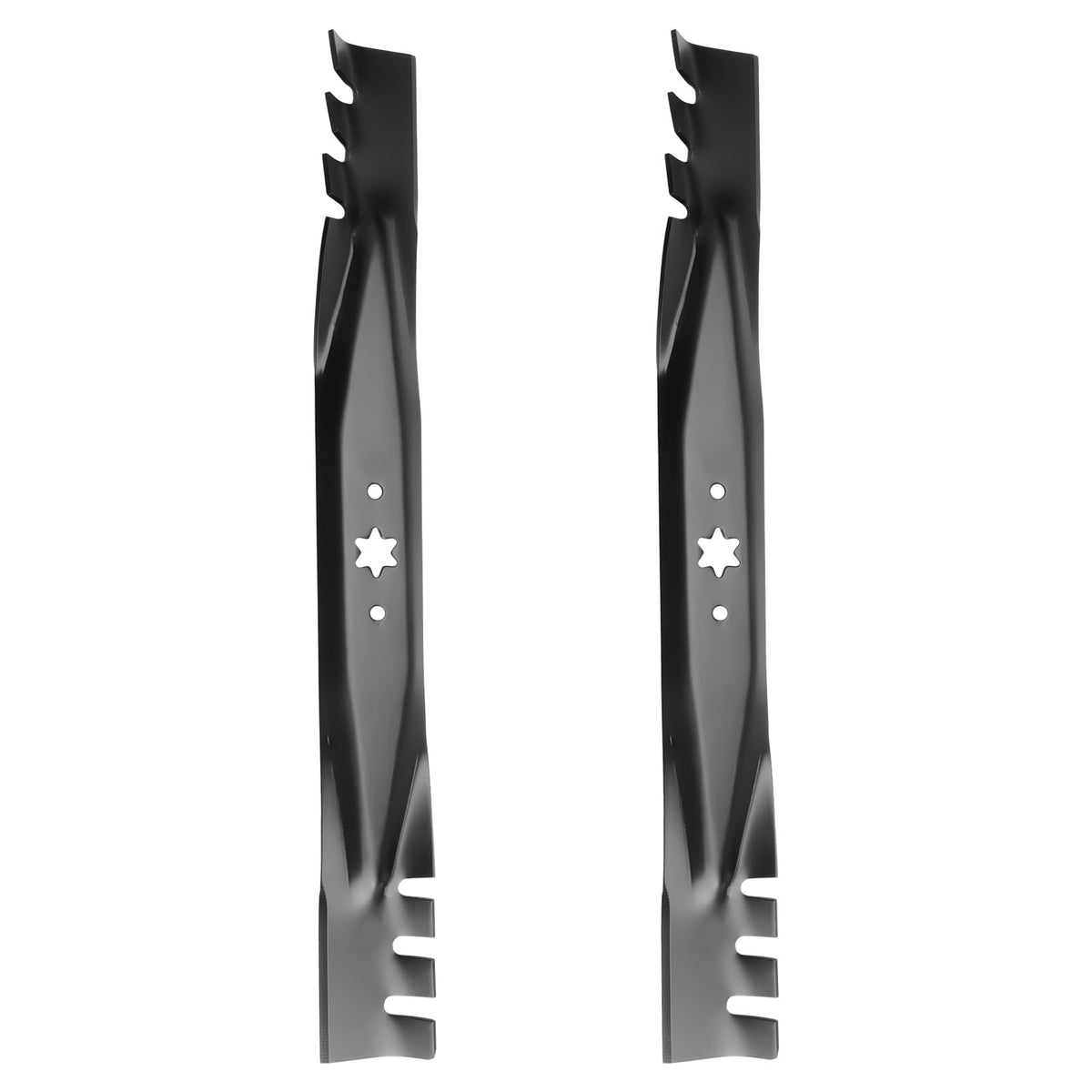ILONPA 942-0616A blades close-up for durable mulching and precise cuts.