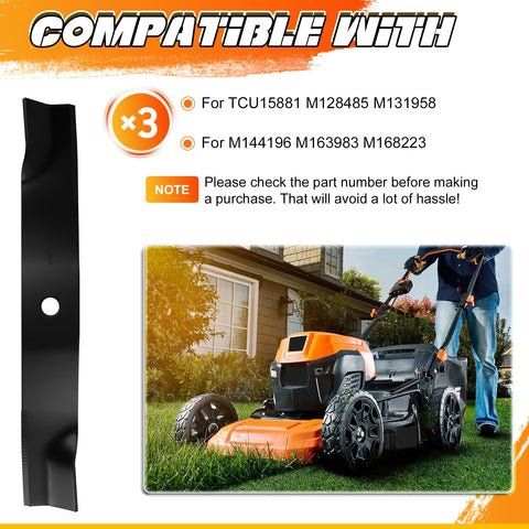 Compatibility details for ILONPA blades with John Deere 60-inch decks.