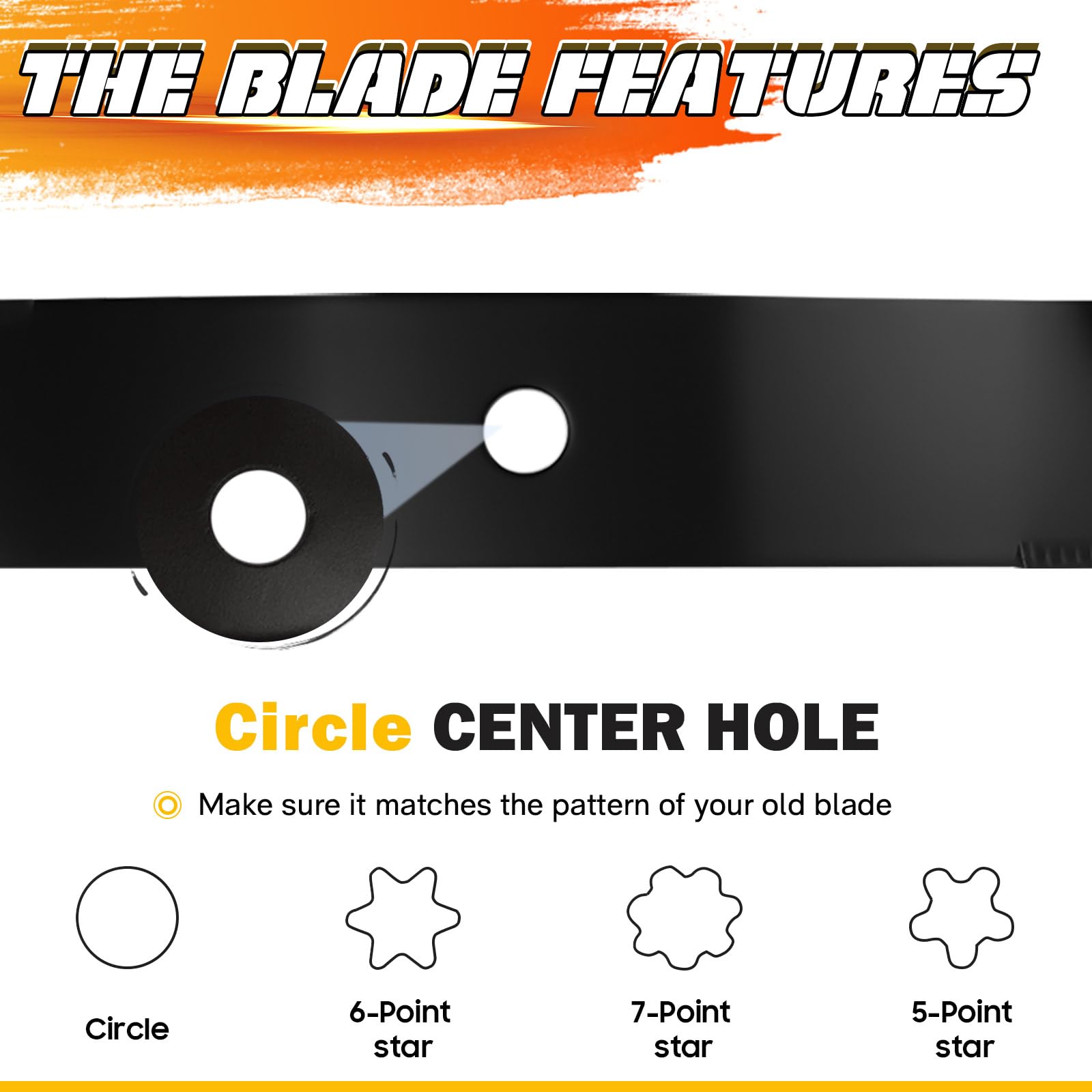 ILONPA blades showcased for durability and lawn care results.
