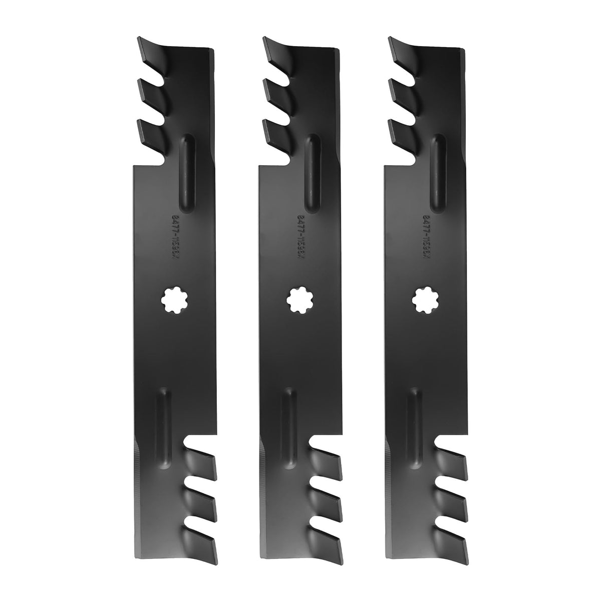 ILONPA GY20852 7-Star blades 48-inch pack for mulching and lawn care.