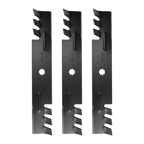 ILONPA GY20852 7-Star blades 48-inch pack for mulching and lawn care.