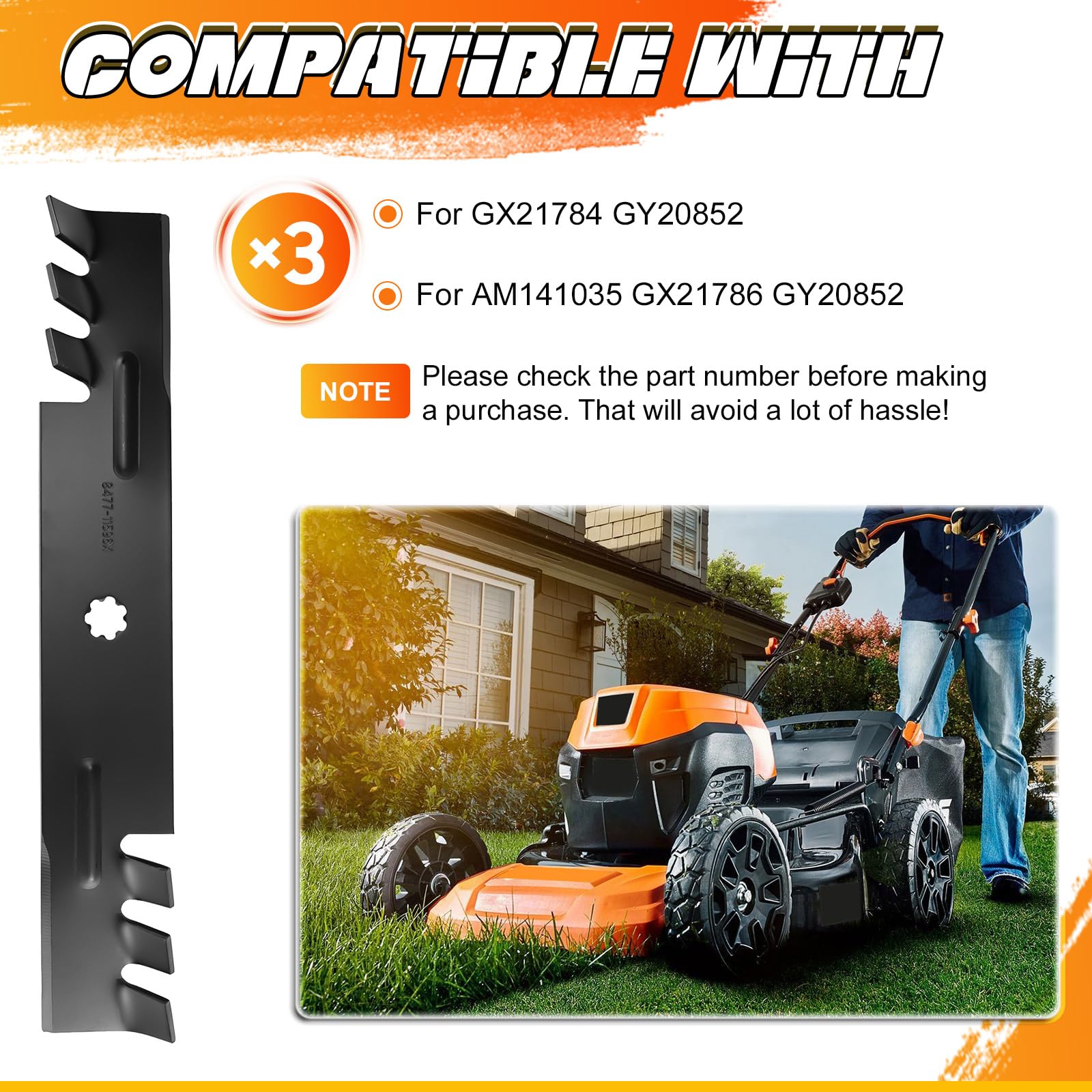 Painted edge on ILONPA 7-Star blades to resist rust during use.