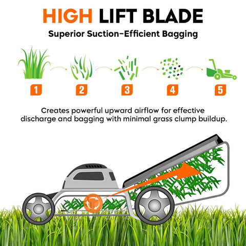 ILONPA blades with painted edges to deter rust during storage.