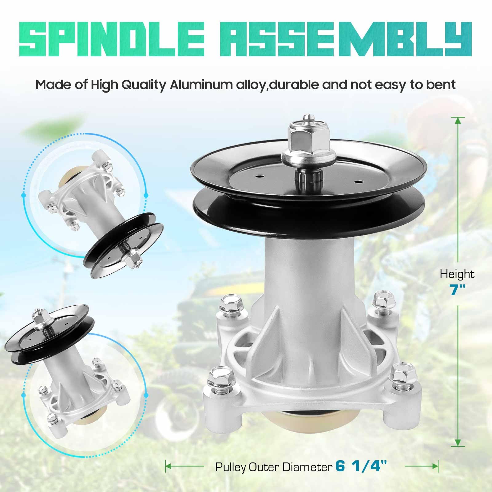 ILONPA spindle assembly compatible with Husqvarna models for reliability.