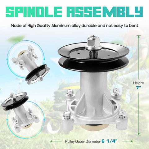 ILONPA spindle assembly compatible with Husqvarna models for reliability.