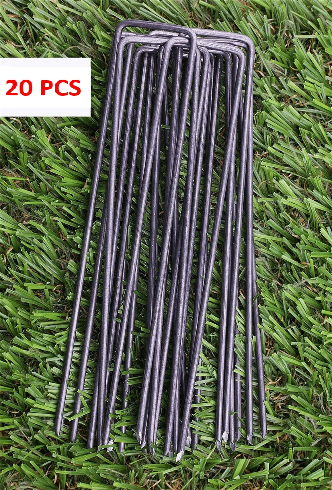 ILSSLI garden stakes with U-shaped design for reliable fabric security.