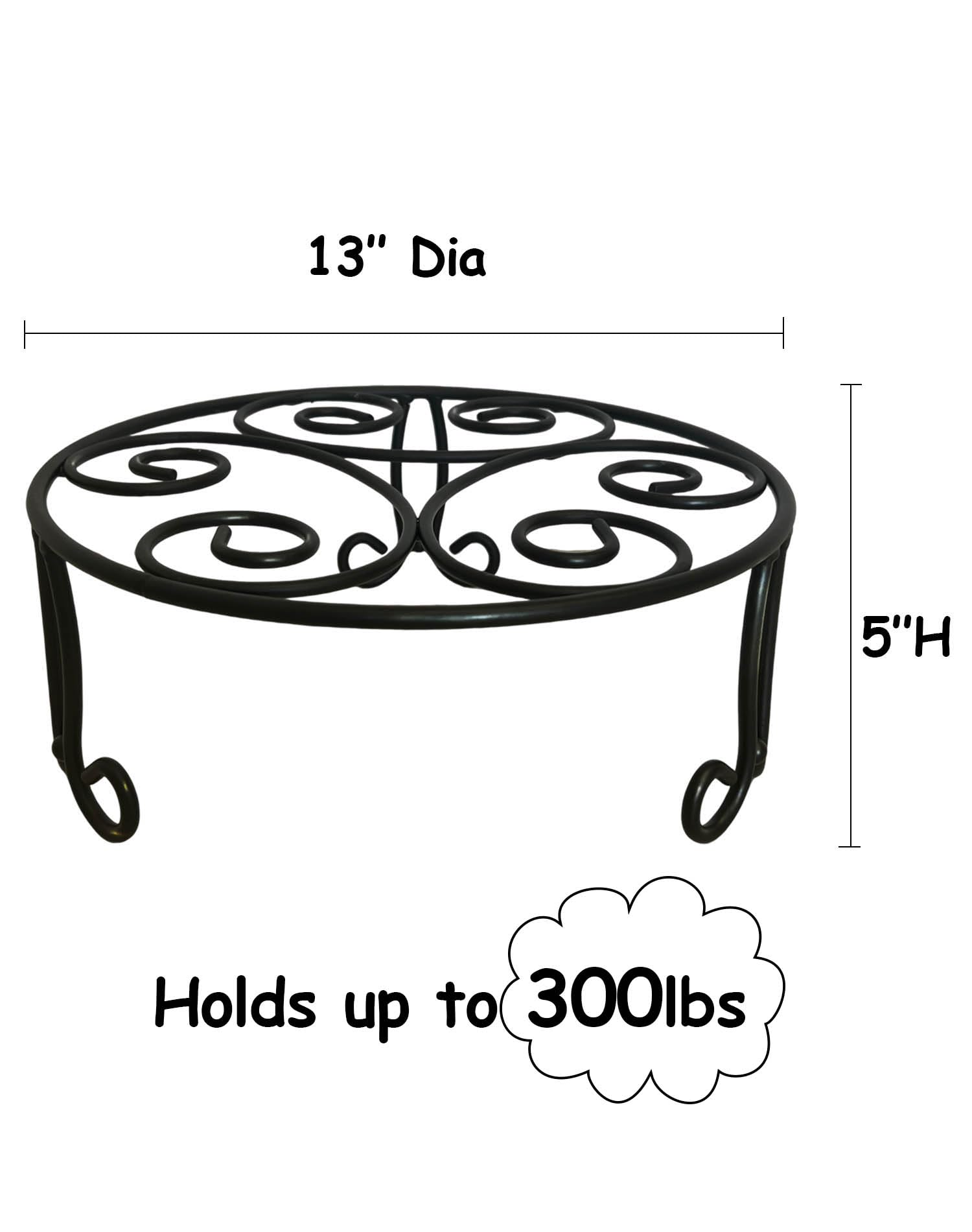 ILTreFlo 3-leg design provides stable indoor or outdoor display.