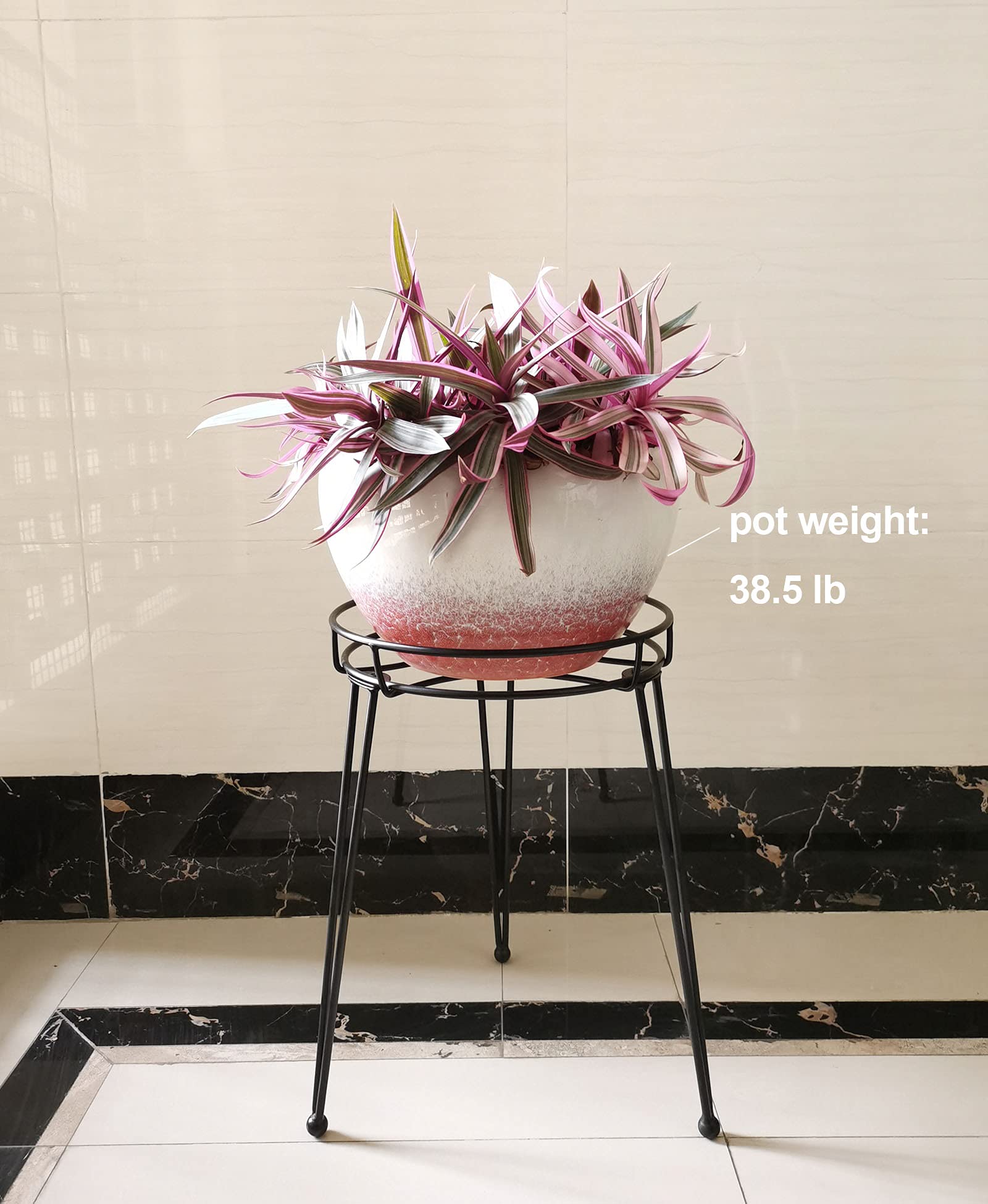 iLTreFlo plant stand sturdy-base image underlines stable support on uneven floors