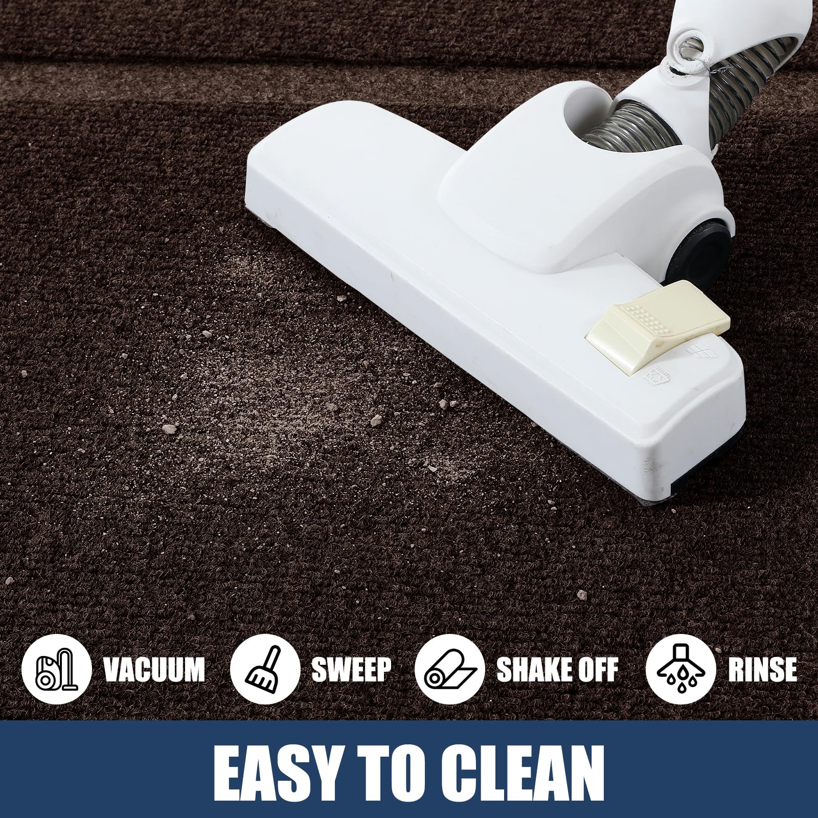 IM HOME easy-clean mat, shake, sweep, or hose rinse