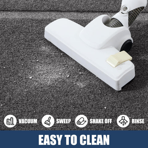 IM HOME easy-clean mat can be shaken, swept, or rinsed.