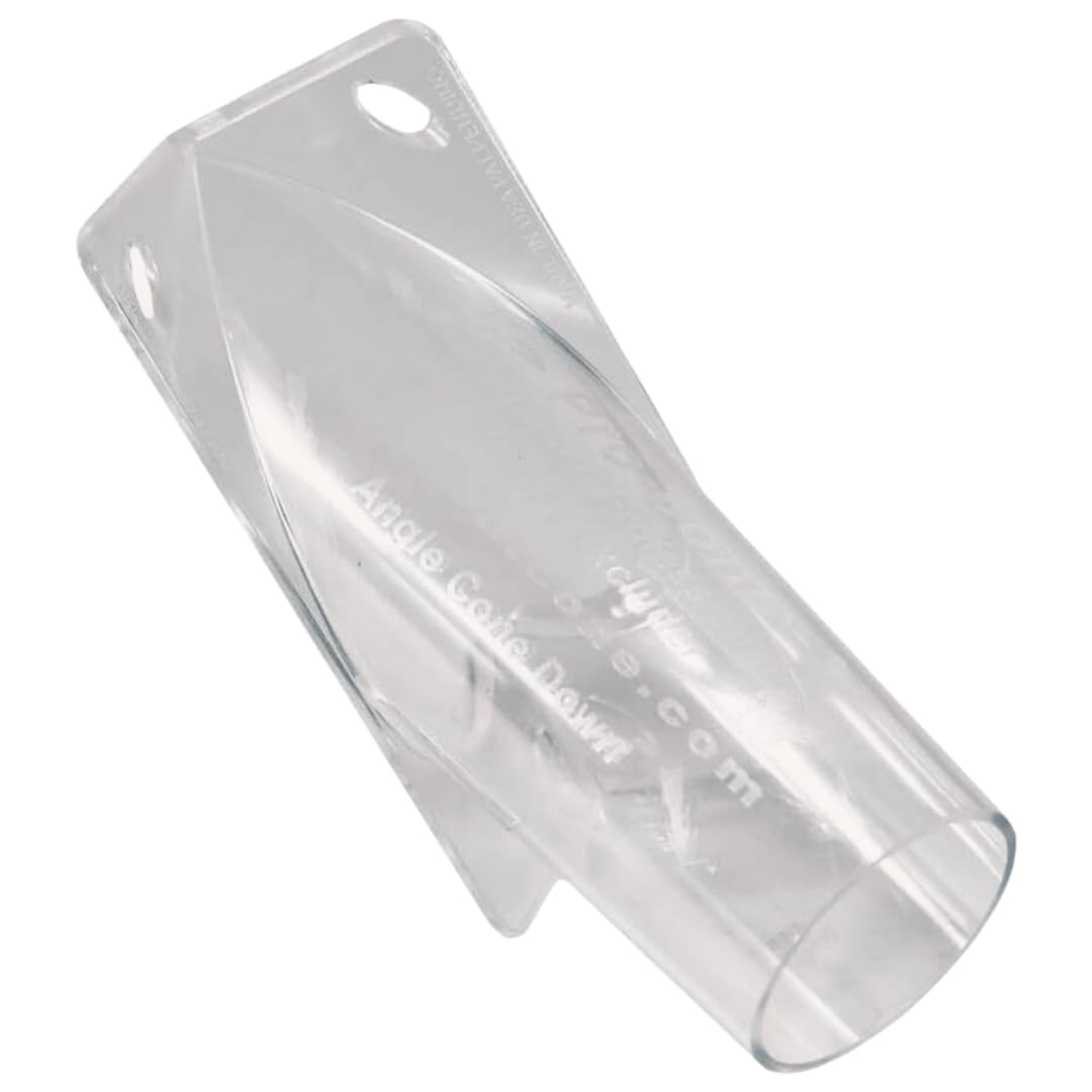 WCS PRO-Cone Corner excluder fitted at a 90-degree corner showing flush mounting