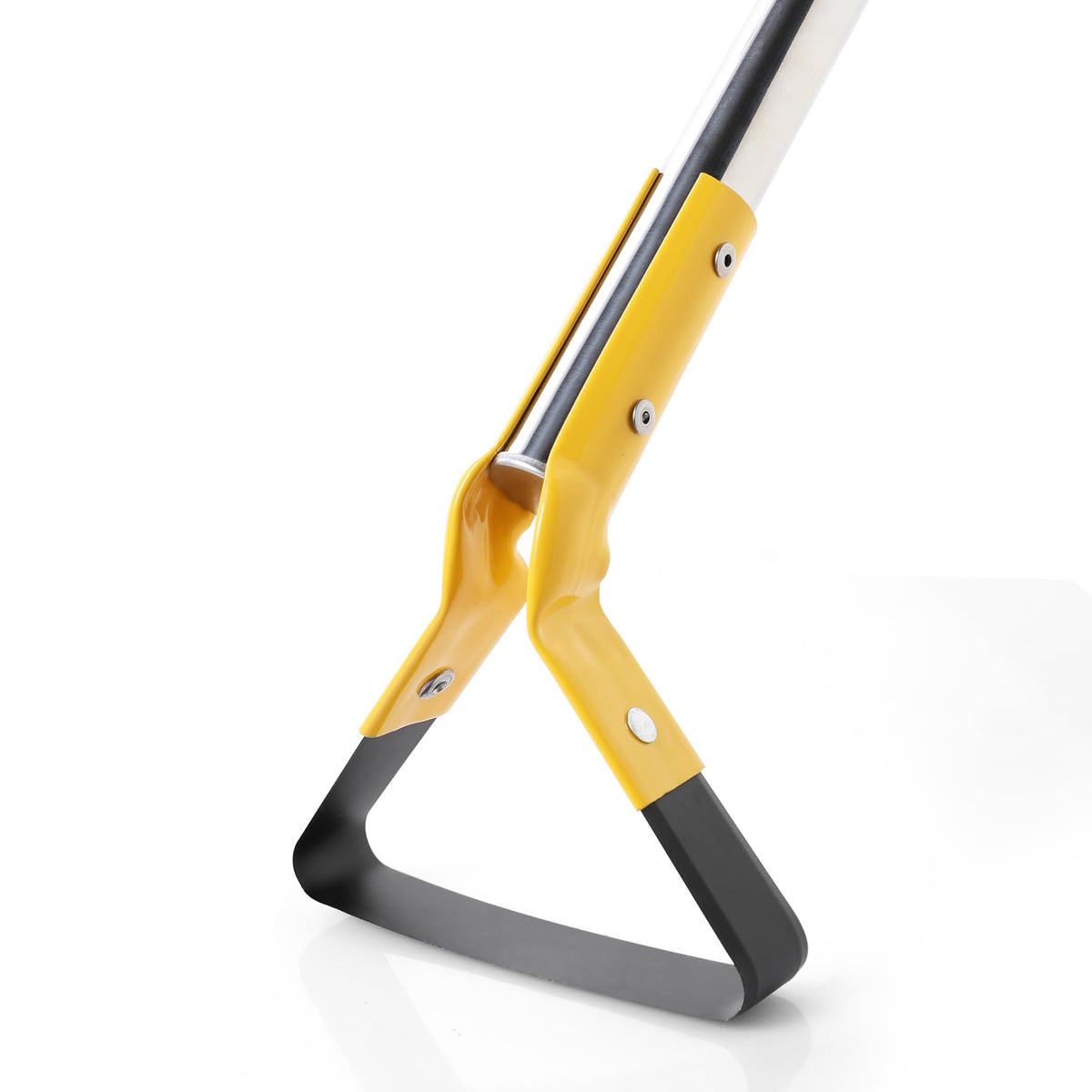 Yocada Hoe Garden Tool — 61-Inch Adjustable Stainless Steel Long-Handle Hoe for Weeding, Ditching, and Soil Loosening