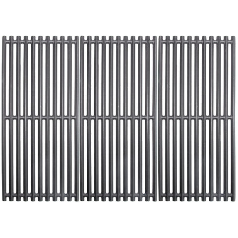 Hongso 17-Inch Cast Iron Grill Grates for Char-Broil Tru-Infrared 3-Burner Models (3-Pack)