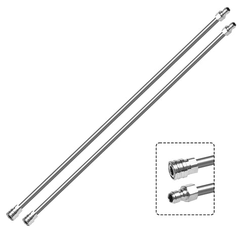 Feirenql 120 Inch Stainless Steel Pressure Washer Extension Wand – 2-Pack, 60