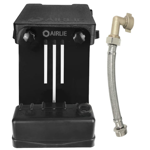 Airlie Pool Water Leveler - Patented Auto-Level System with Stainless Hose & 90° Brass Connector (2–9") | Lifetime Warranty