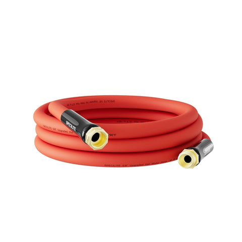 SPECILITE 5/8-in Hot/Cold Short Leader Hose 15 ft –50°F to 190°F – Flexible Rubber with 3/4-in Brass Fittings