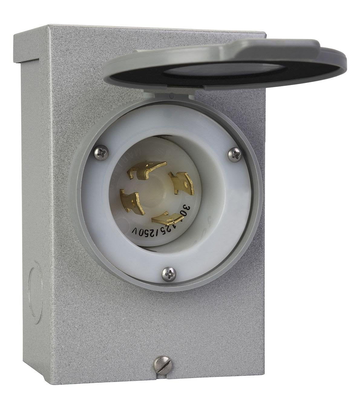 reliance-controls-pb30-front-view-outdoor-generator-inlet