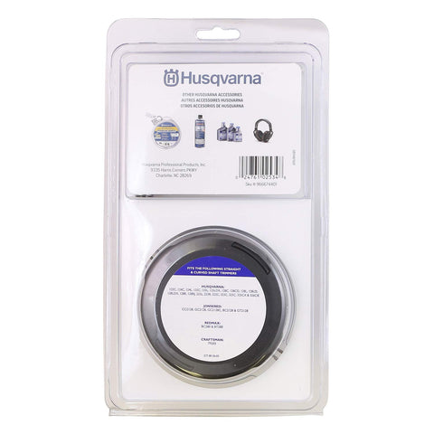 Husqvarna 966674401 T25 Tap Advance String Trimmer Head, Weed Eater Attachments 100-200 Series, Prewound with .095-Inch Trimmer Line, Black
