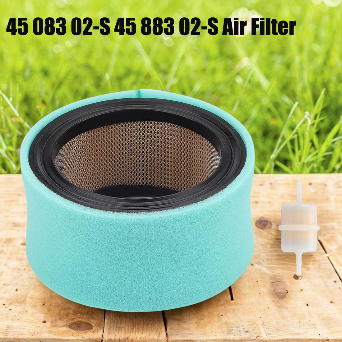 Dylawnio air filter with foam pre-cleaner wrap traps dust