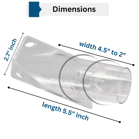 WCS PRO-Cone Corner with clear polycarbonate body delivering durable weather-resistant visibility