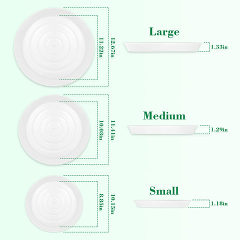 U0U 11.4-inch round mold creates layered walkway stones