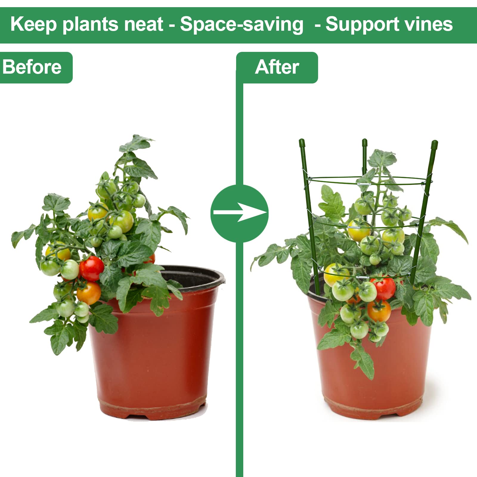 SUNPRO rust-resistant green coating blends with foliage while lasting seasons.