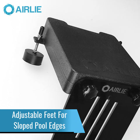 Airlie Pool Water Leveler - Patented Auto-Level System with Stainless Hose & 90° Brass Connector (2–9") | Lifetime Warranty