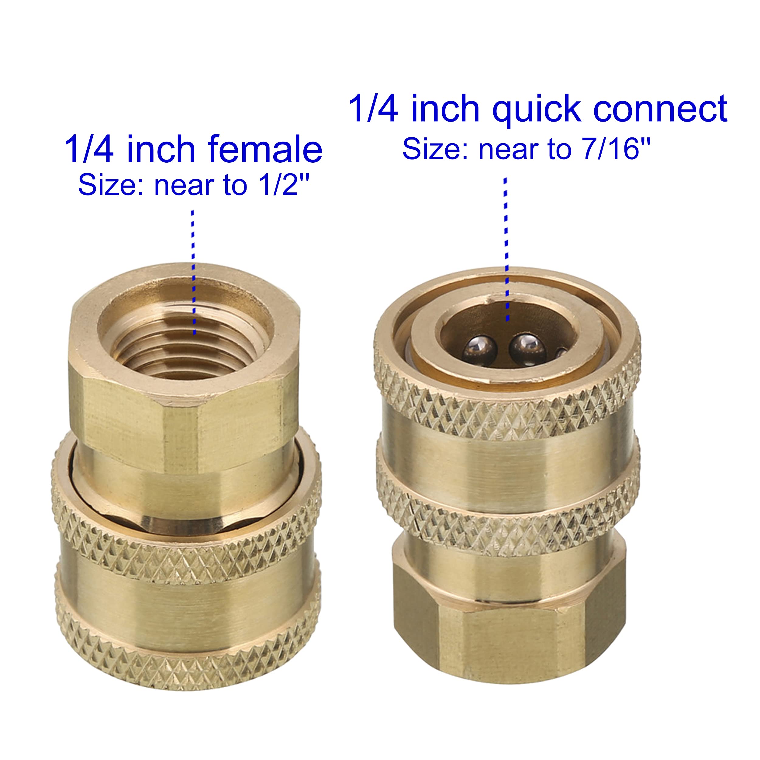 RIDGE WASHER pressure-washer coupler brass assembly for durable, high-pressure performance.