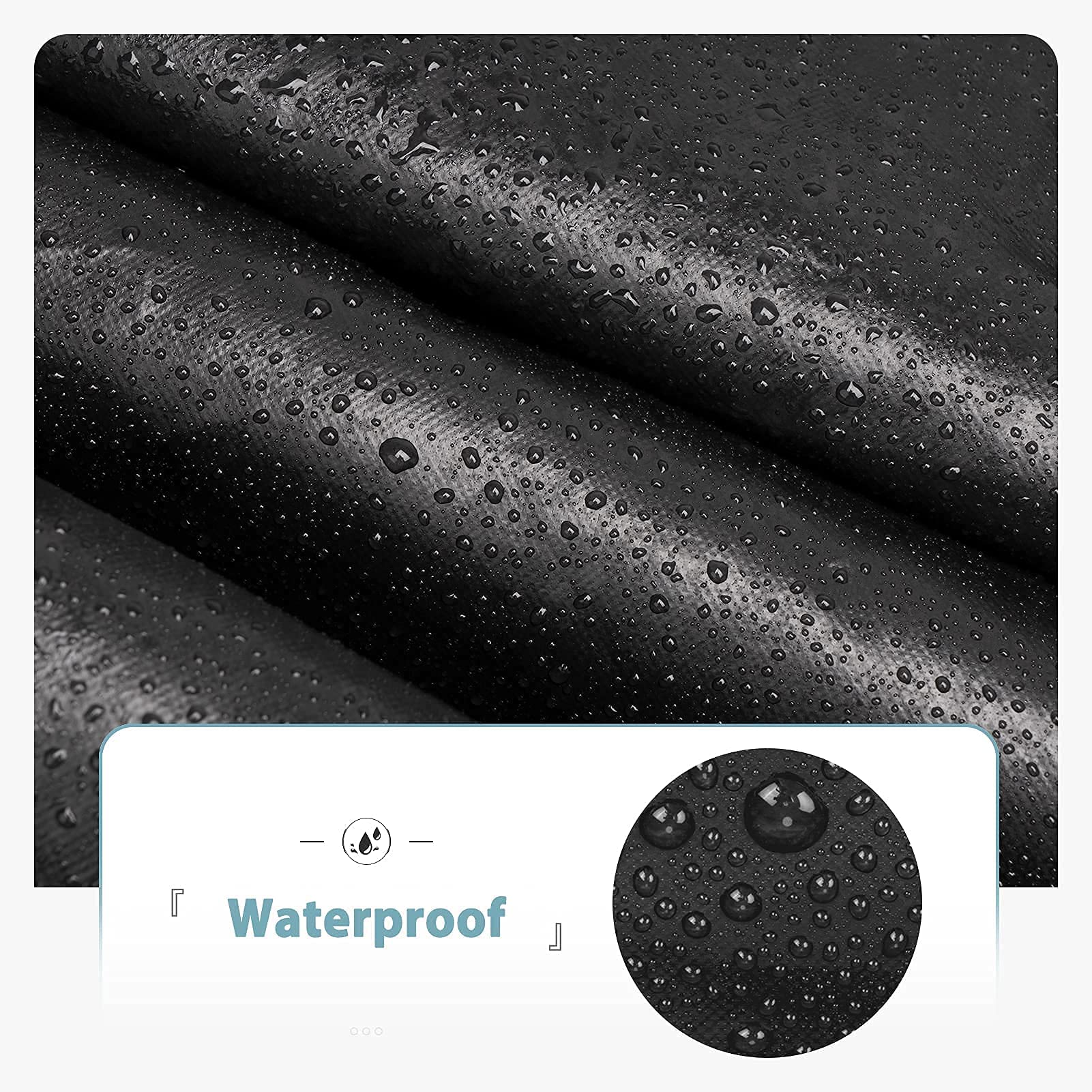 SHINESTAR drawstring-secure feature shown securing the cover in wind