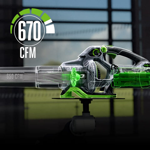 EGO POWER+ Combo: Cordless Trimmer & Blower with POWERLOAD, 56V, 670 CFM / 180 MPH