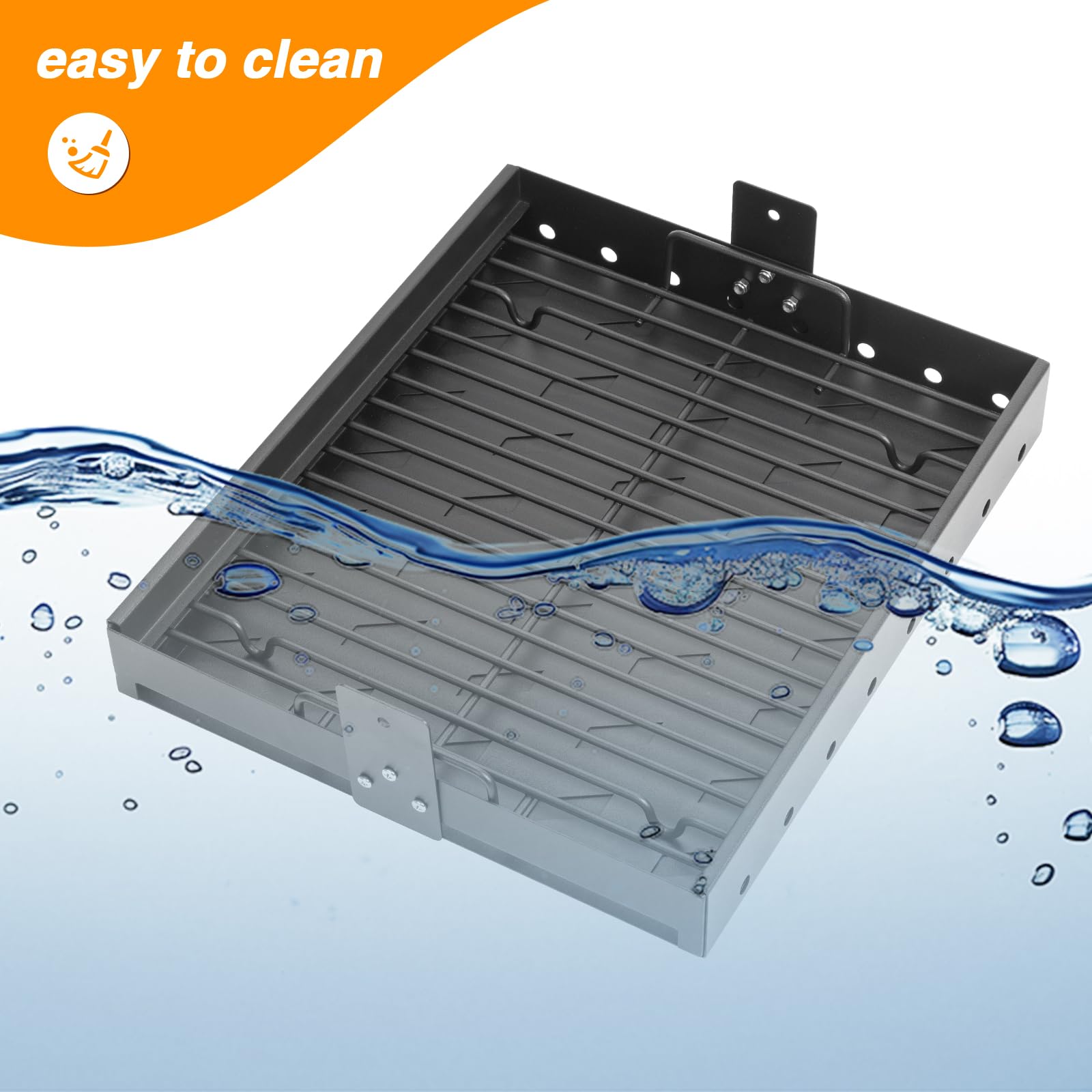 AOREWTGGH charcoal tray easy-to-clean surface reduces maintenance time.