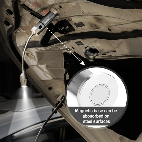 IMAGE adjustable swivel-head light for multiple grilling positions and angles