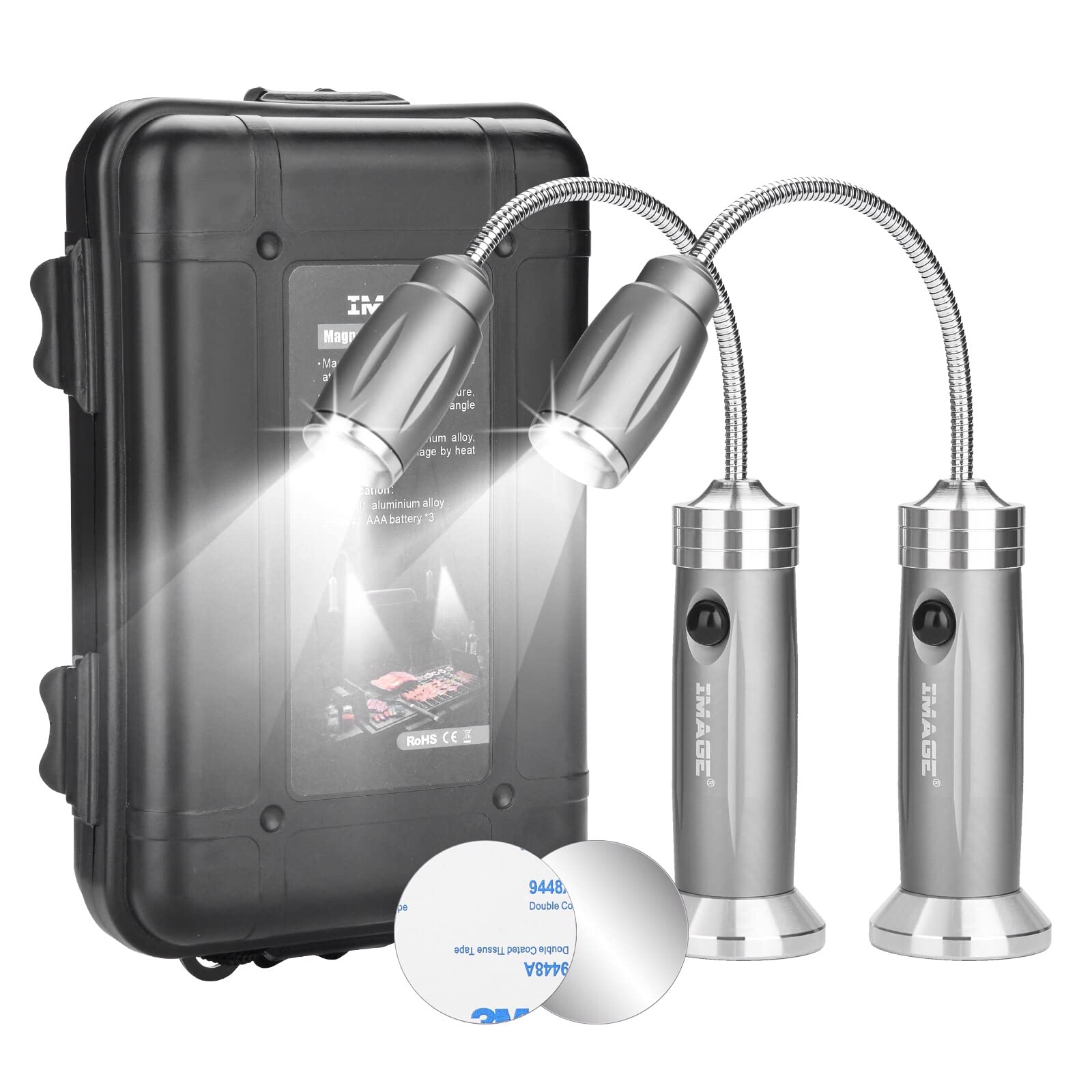 IMAGE magnetic ultra-bright barbecue light base attachment ensures secure mounting.