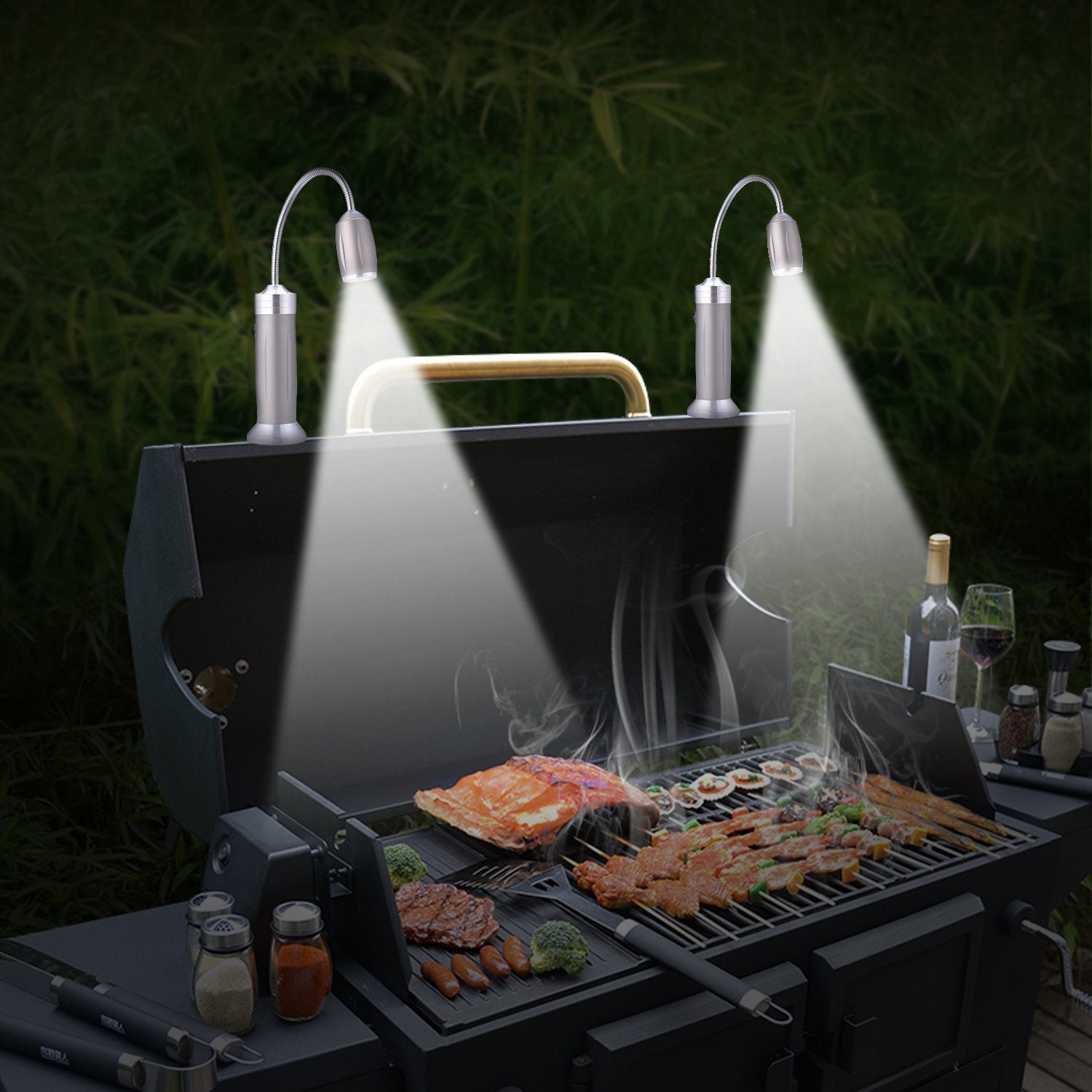IMAGE magnetic ultra-bright barbecue light ideal for workshops and garages.