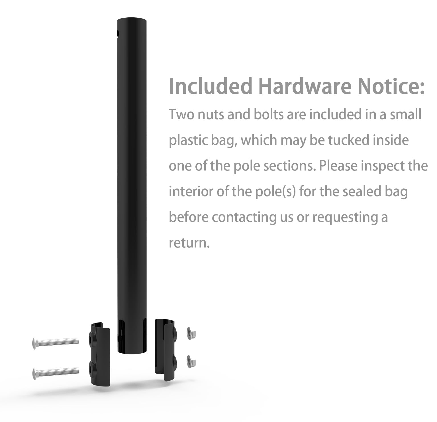Imbesel extension pole weather-ready design withstands outdoor conditions