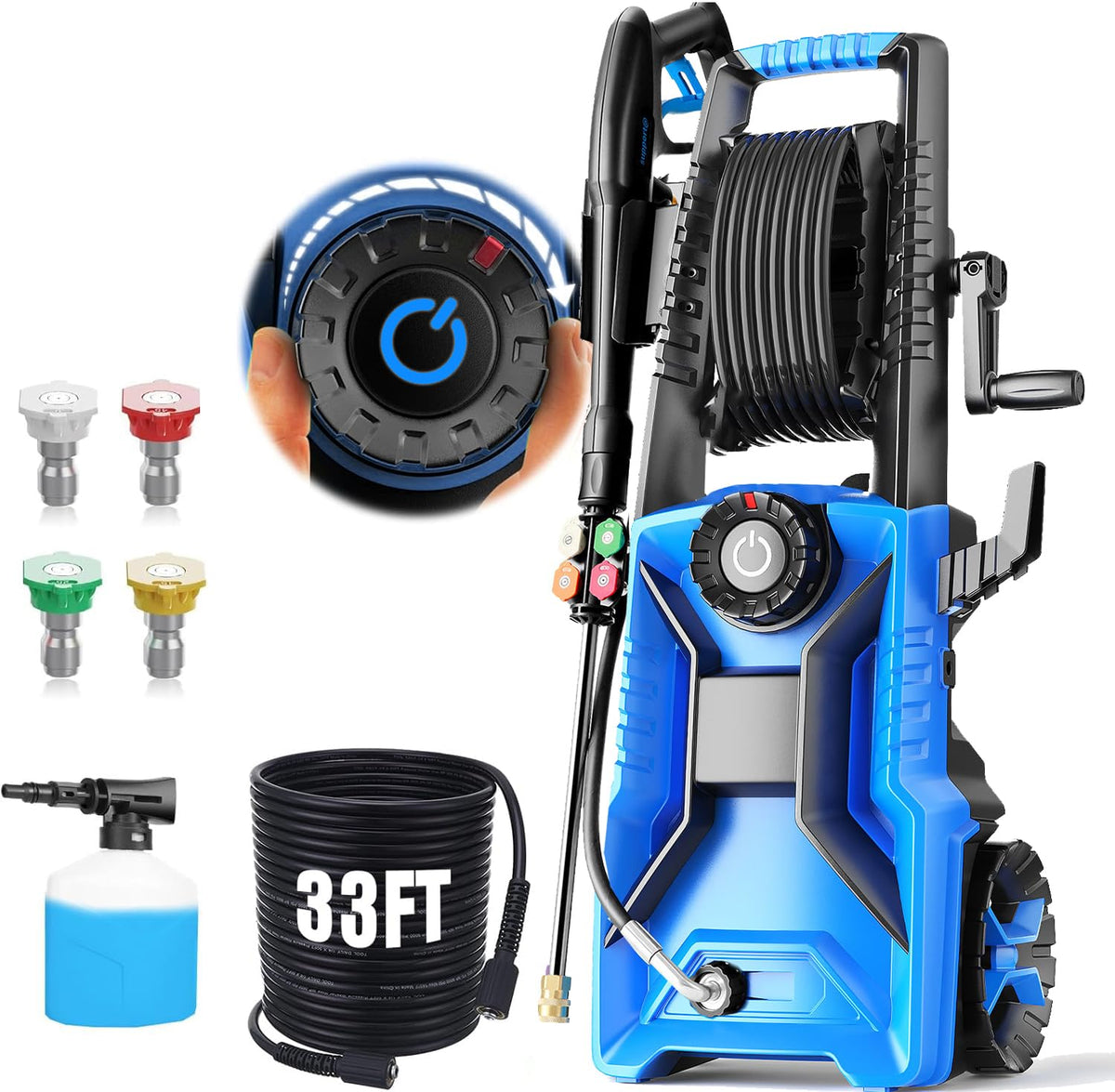 Imdot 5000 PSI pressure-washer unit for tough outdoor cleaning