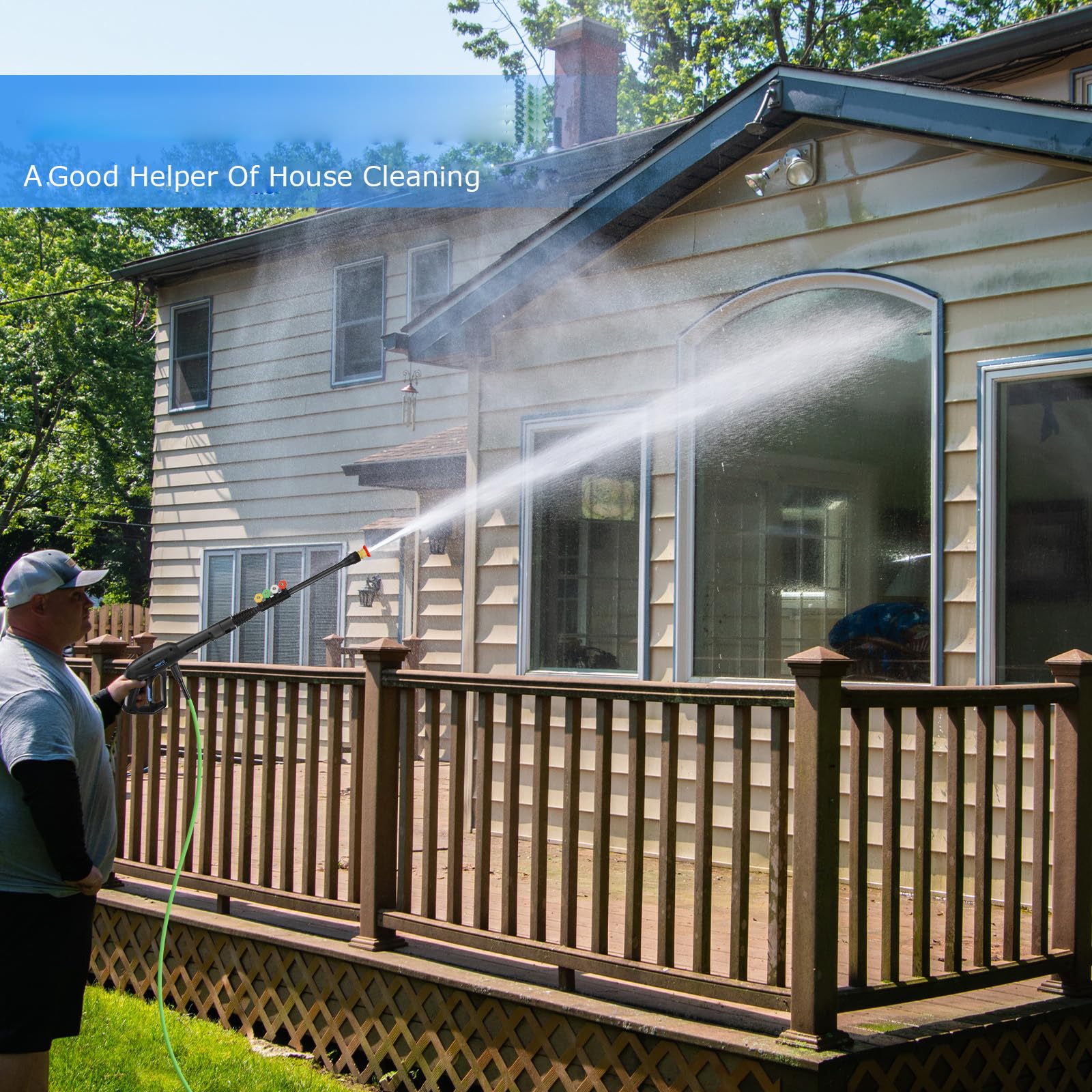 Imdot four nozzle tips collection for versatile cleaning angles and tasks.