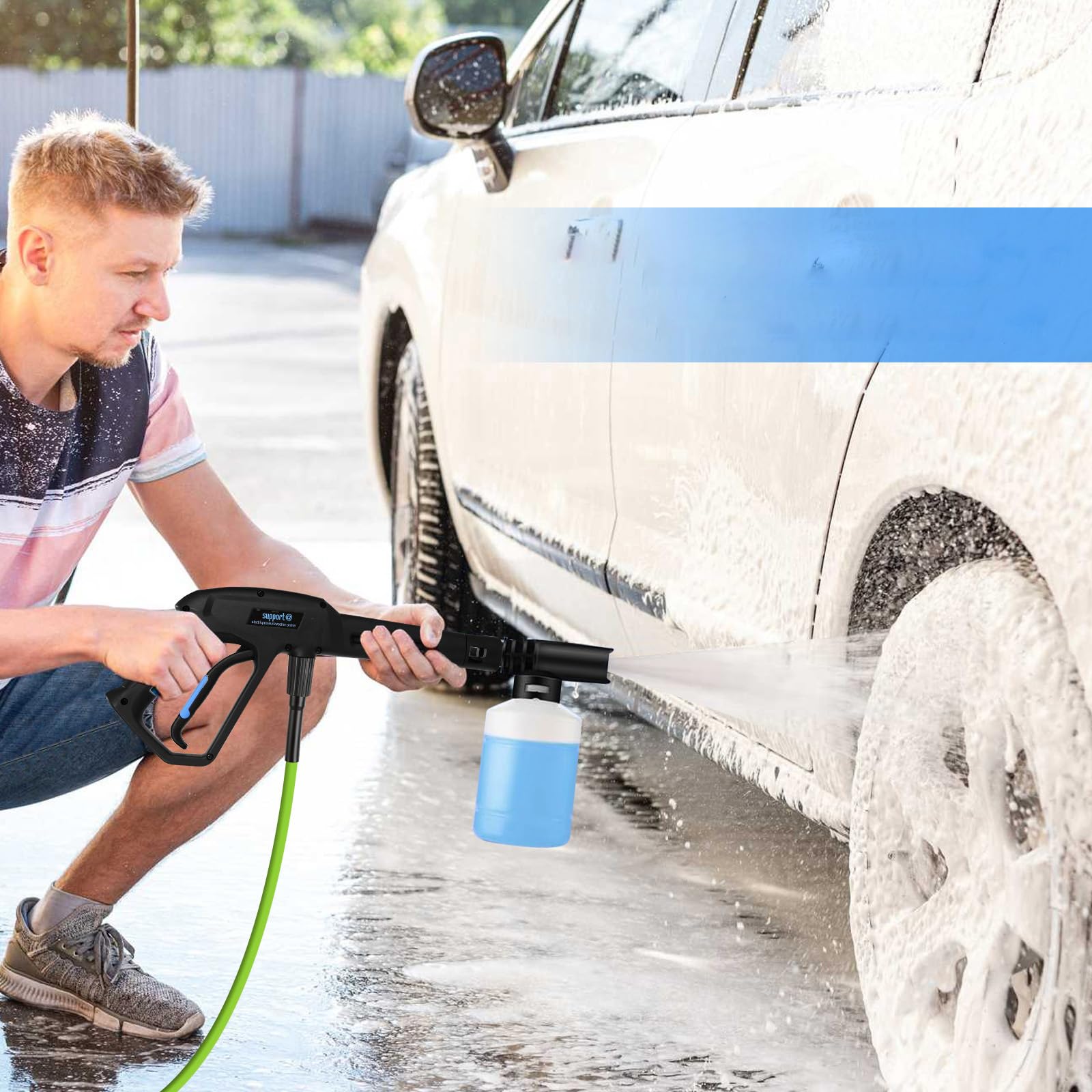 Imdot IPX5 waterproof safety design protects against splashes during cleaning.