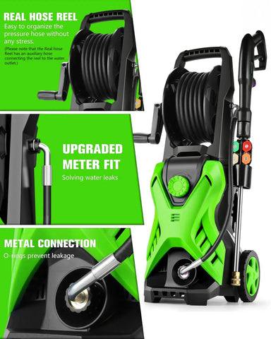 Imdot pressure washer quick-connect nozzle set for versatile sprays.