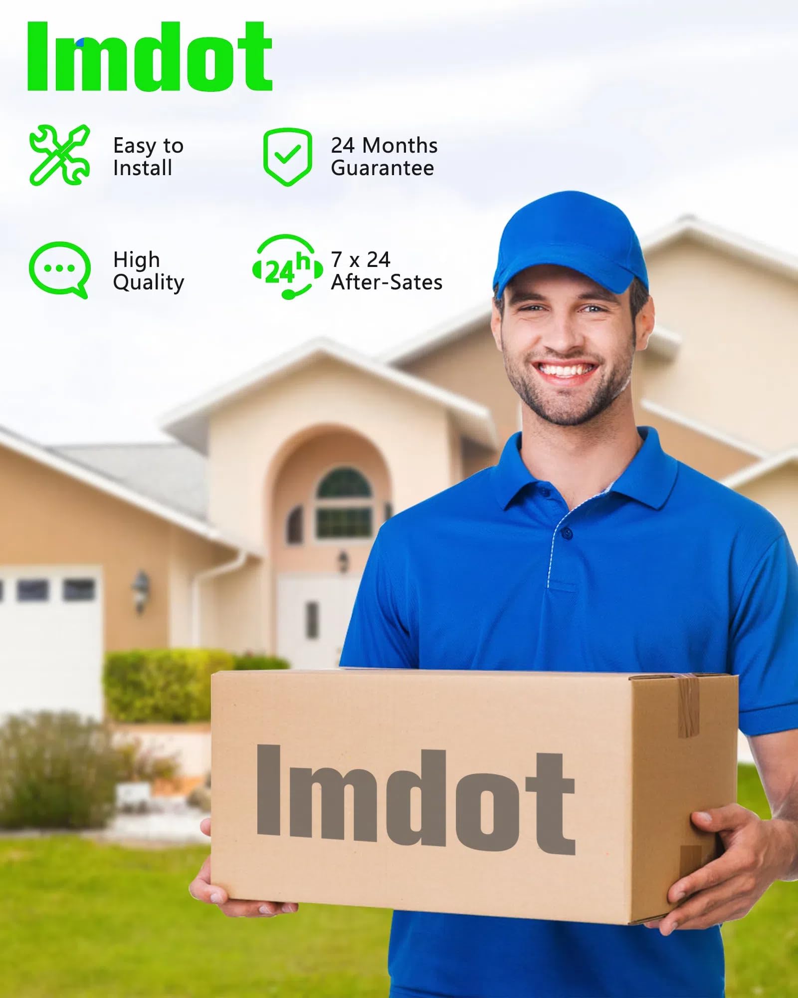 Imdot water sourcing works with faucet or bucket for flexibility.