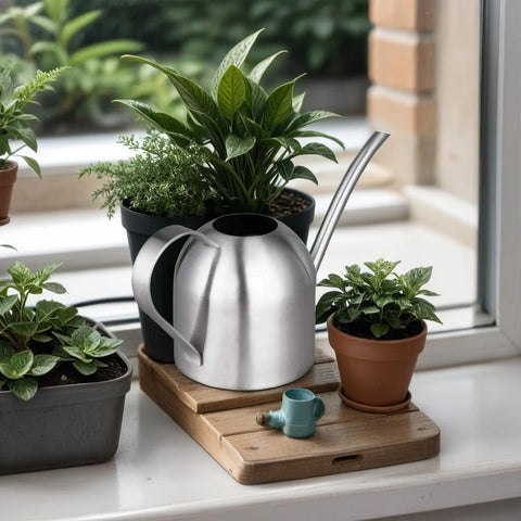 IMEEA 33oz capacity watering can ideal for small pots and shelves