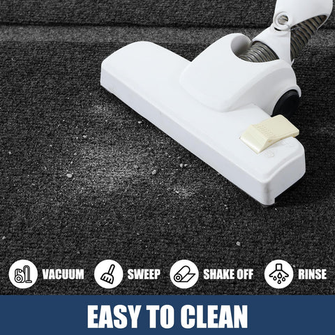 IM HOME easy-clean front door mat, shake, sweep, or hose down.